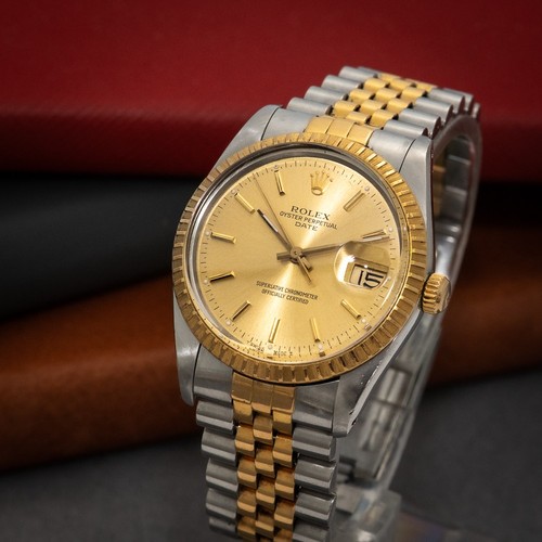 Rolex 1988 date 18kt gold - rolex,