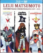 Blu-ray + Dvd CORTOMETRAGGI DANGUARD HARLOCK STARZINGER di LEIJI MATSUMOTO nuovo