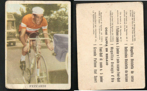 Figurina cartonata ciclismo - figurina,