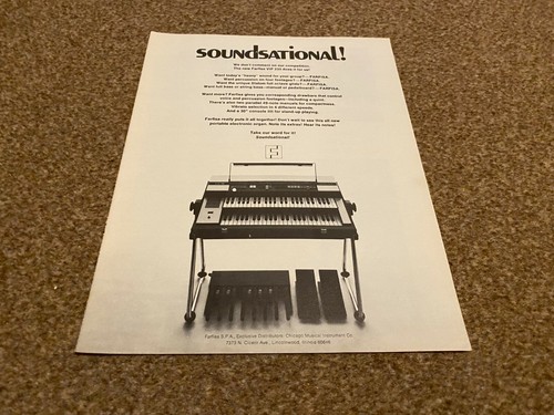 Jbf54 advert 11x8 farfisa - advert, vip