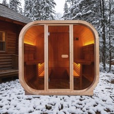 Sauna a vapore cubo da esterno