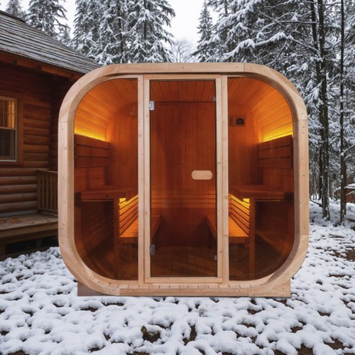 Sauna vapore cubo - cubo, esterno