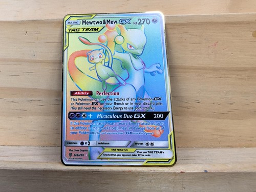 Carta pokemon mewtwo - pokemon, mew