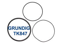 SET CINGHIE GRUNDIG TK 847 REGISTRATORE A BOBINE BOBINA NUOVE FRESCHE FORT TK847