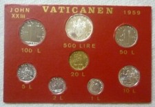 1959 VATICANO - SET BU MINT