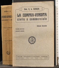 LA COMPRA VENDITA CIVILE E COMMERCIALE. VOL 2. CASCA. UTET.