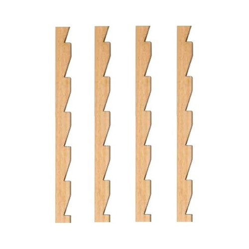Scaletta reggipiano legno - reggipiano, in