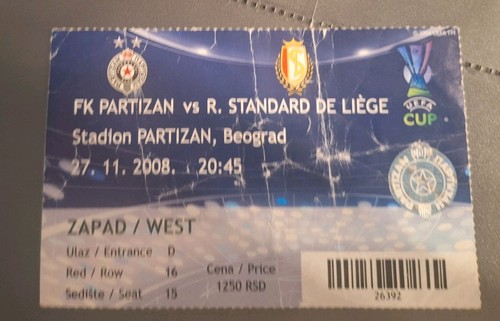 Biglietto uefa - 08/9,