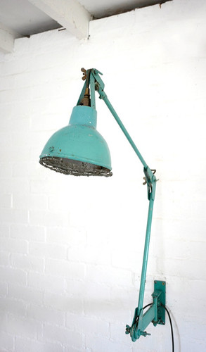 Vintage industrial wall lamp - industrial,