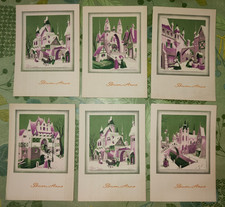 CARTOLINA BUON ANNO non viaggiate vintage Galbiati, lotto 6 pezzi diversi