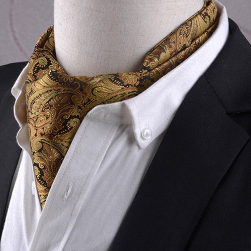 Cravatta uomo paisley ascot - uomo,