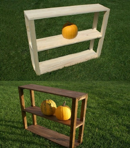 Scaffale legno fioriera