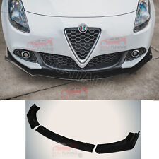 ALFA ROMEO GIULIETTA FRONT LIP SPOILER FRONTALE SOTTO PARAURTI LUCIDO NERO ABS