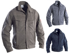 Giubbotto lavoro cotone poliestere collo a camicia con chiusura a bottoni 1a cat