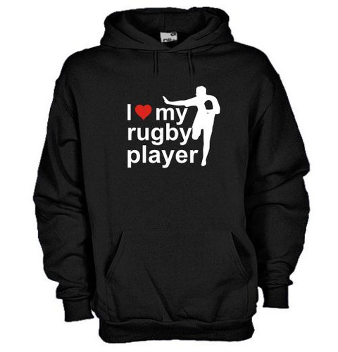 Felpa kq29 rugby love - i, my
