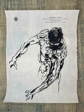 Statuina maschile dipinta a