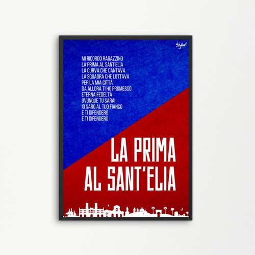 Poster coro tifosi cagliari - poster,