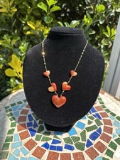 Collana Handmade Cuori In Resina