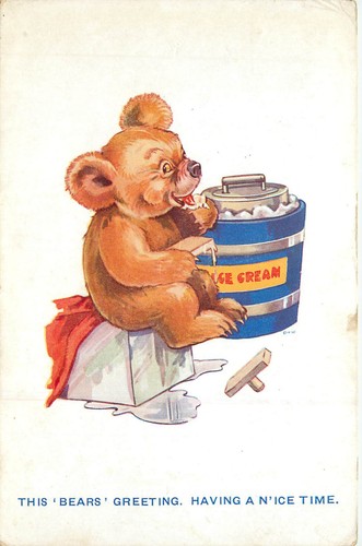 Cartolina serie teddy orso - cartolina,