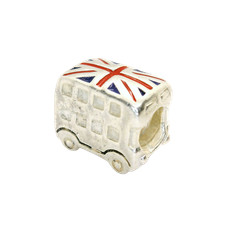 Genuine Pandora 791049ER Union Jack Bus Charm