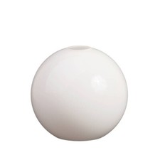 Paralume palla 4053 per lampadario vetro opalino/bianco - diametro 20 cm, E27