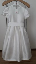 Vestito bianco in seta per