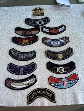 Lotto 11 toppe Harley Davidson HOG 2000-2010 NUOVE mai usate