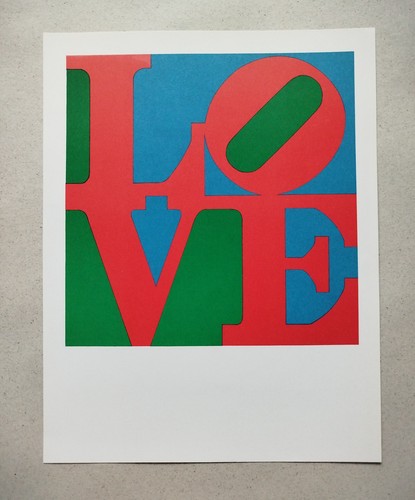 Robert indiana love stampa - indiana,