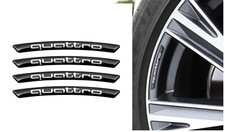 4 Logo adesivi Per AUDI