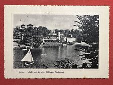 Cartolina - Torino - Sulle rive del Po - Villaggio Medievale - 1960