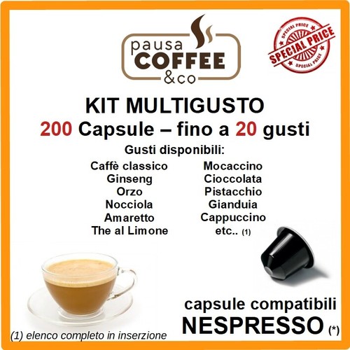 200 capsule cialde compatibili