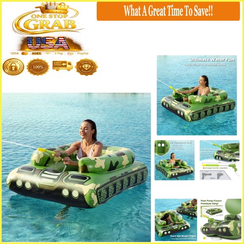 Adult green inflatable - inflatable, tank