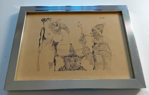 Pablo picasso stampa serie - stampa, 347