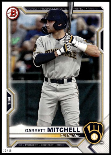 Garrett mitchell 2021 bowman - mitchell,