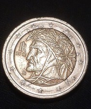 Moneta 2€ Dante Alighieri,Errori Evidenti, 2012