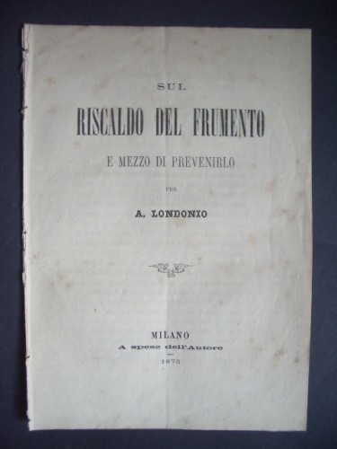 1875 agricoltura riscaldo del - 1875,