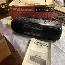 Panasonic RX-FS420 Radio Cassette Stereo Boombox Extra Bass System COMPLETO?