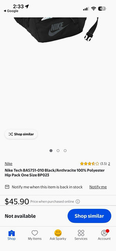 Nike tech hip pack nero - nike,