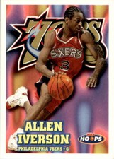 card NBA Allen Iverson NBA Hoops Skybox #114 1997