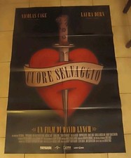 Manifesto Originale 100x140cm CUORE SELVAGGIO  2025 David Linch Ediz.Restaurata