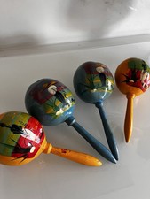 Set 4 Maracas zucca messicana