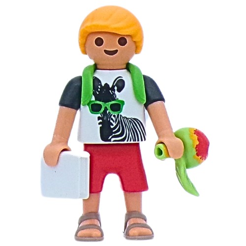 Playmobil figura bambino - , zaino