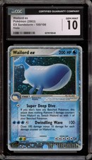 Pokemon Wailord ex EX Tempesta