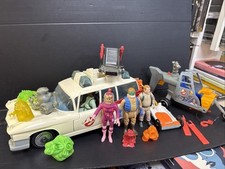 M Kenner Ghostbusters  ECTO-1 + Personaggi + Elicottero