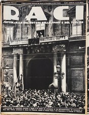 RACI 1936 RODI CONCORSO CARBURANTI BADOGLIO NAPOLI BIANCHI S9 1400