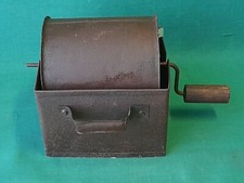 ANTICO TOSTACAFFÈ TOSTATORE TOSTA CAFFÈ ORZO FERRO A MANOVELLA PRIMI '900. BZ46