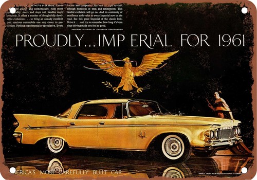 Insegna metallo 1961 - in,