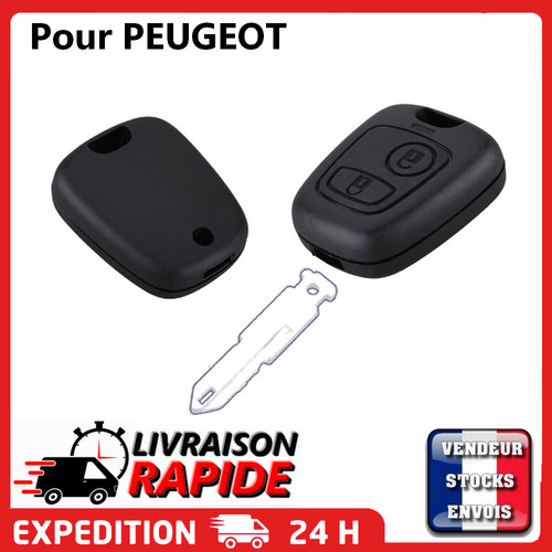 Coque clé plip pour peugeot - pour,
