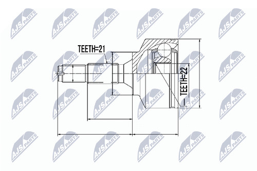 Kit giunti albero motore nty - motore,