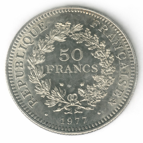 Moneta argento francia - moneta, 50